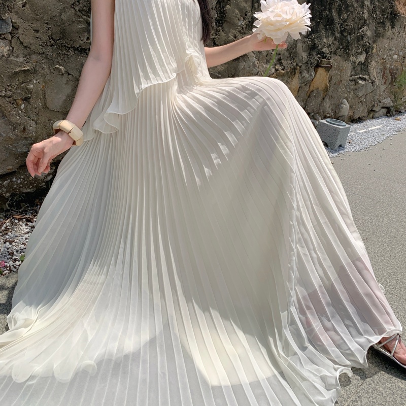 ICELOLLY Vacation Style Sheer Sleeveless Cami Dress for Women - Image 5