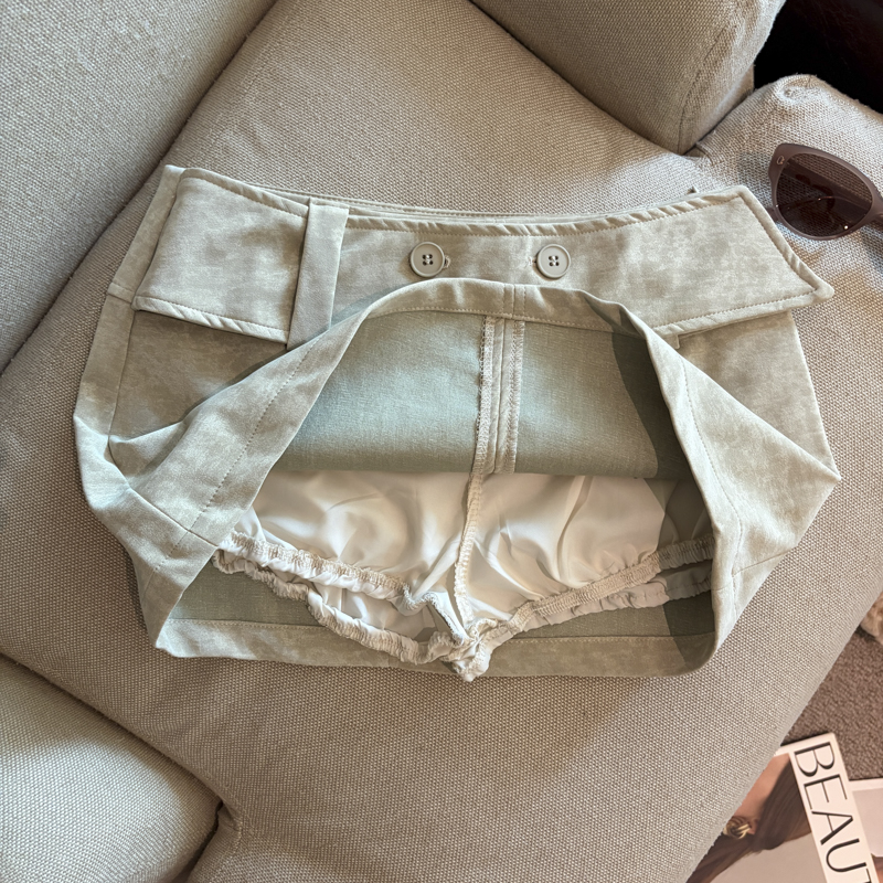 2026 Autumn American Retro High Waist A-Line Mini Skirt for Women - Image 3